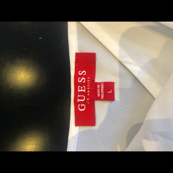 Beautiful white spaghetti strap GUESS shirt - Picture 3 of 5